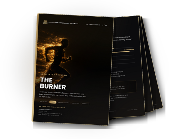 Bottleneck type The Burner, hardgainer with high energy expenditure from NEAT