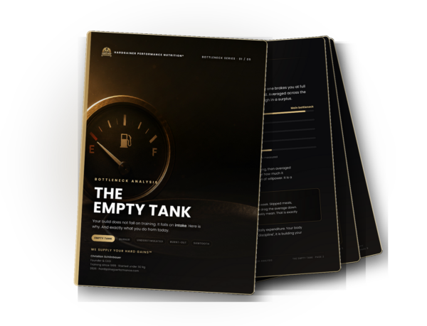 Bottleneck type The Empty Tank, hardgainer with insufficient calorie intake