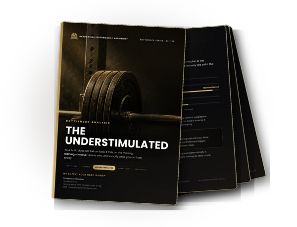 Bottleneck type The Understimulated, hardgainer without sufficient training stimulus