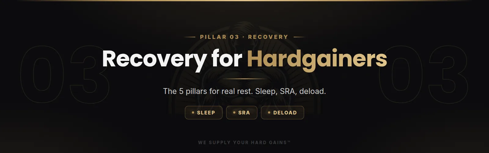 Recovery for hardgainers, the five pillars of real rest