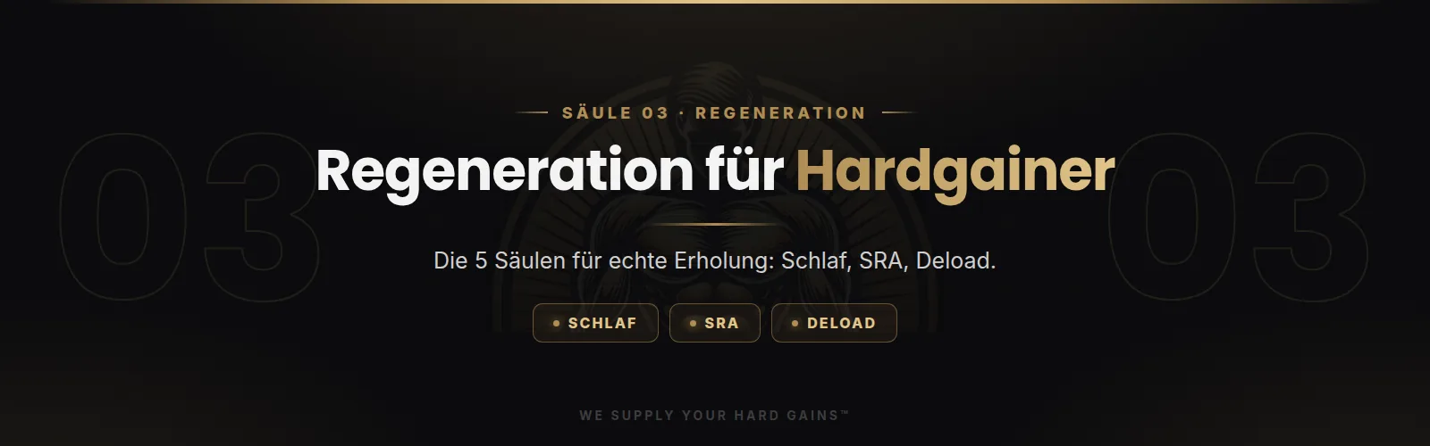 Regeneration für Hardgainer, die 5 Säulen für echte Erholung