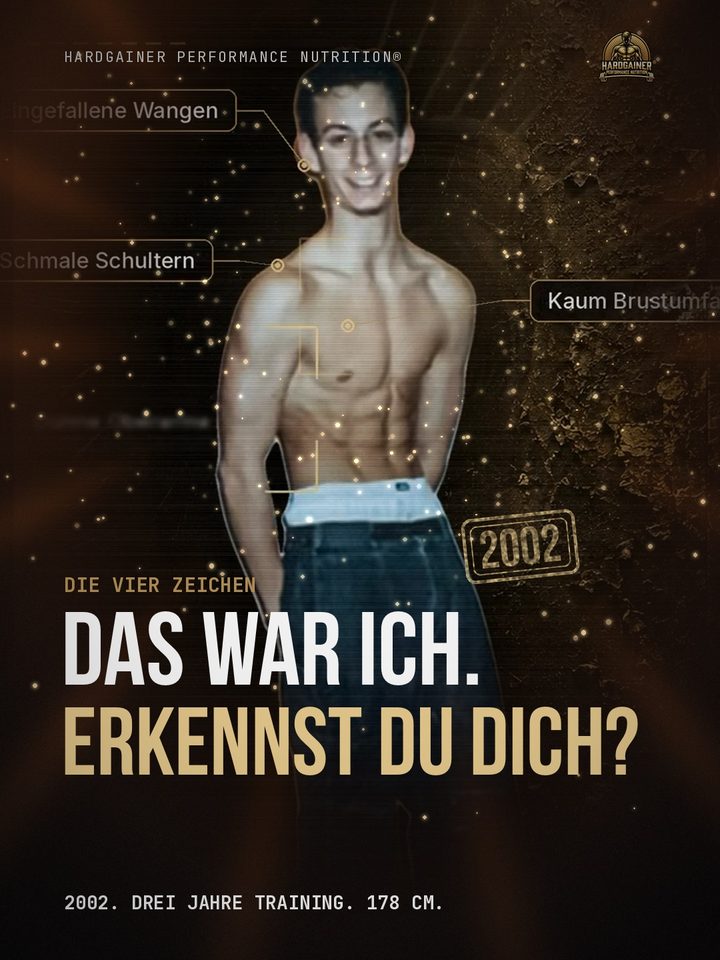 Christian 2002 nach drei Jahren Training: Das war ich. Erkennst du dich?